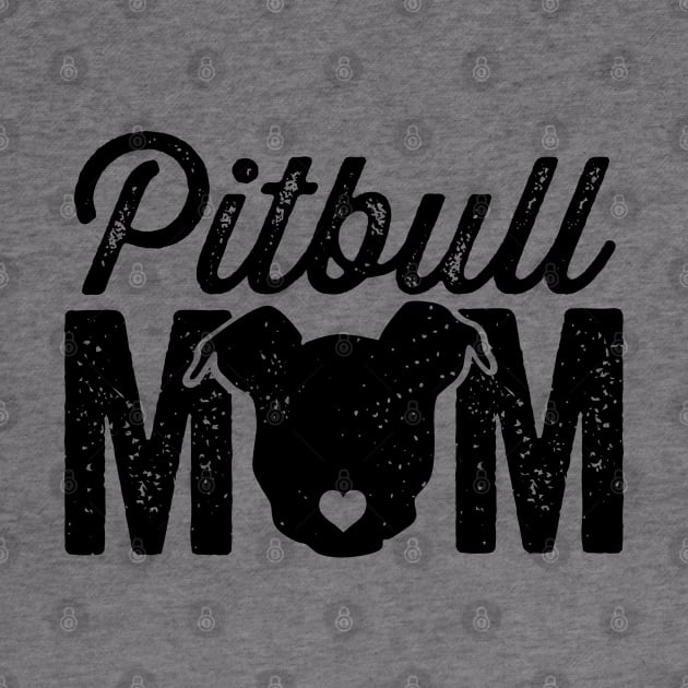 Pitbull Mom by DetourShirts